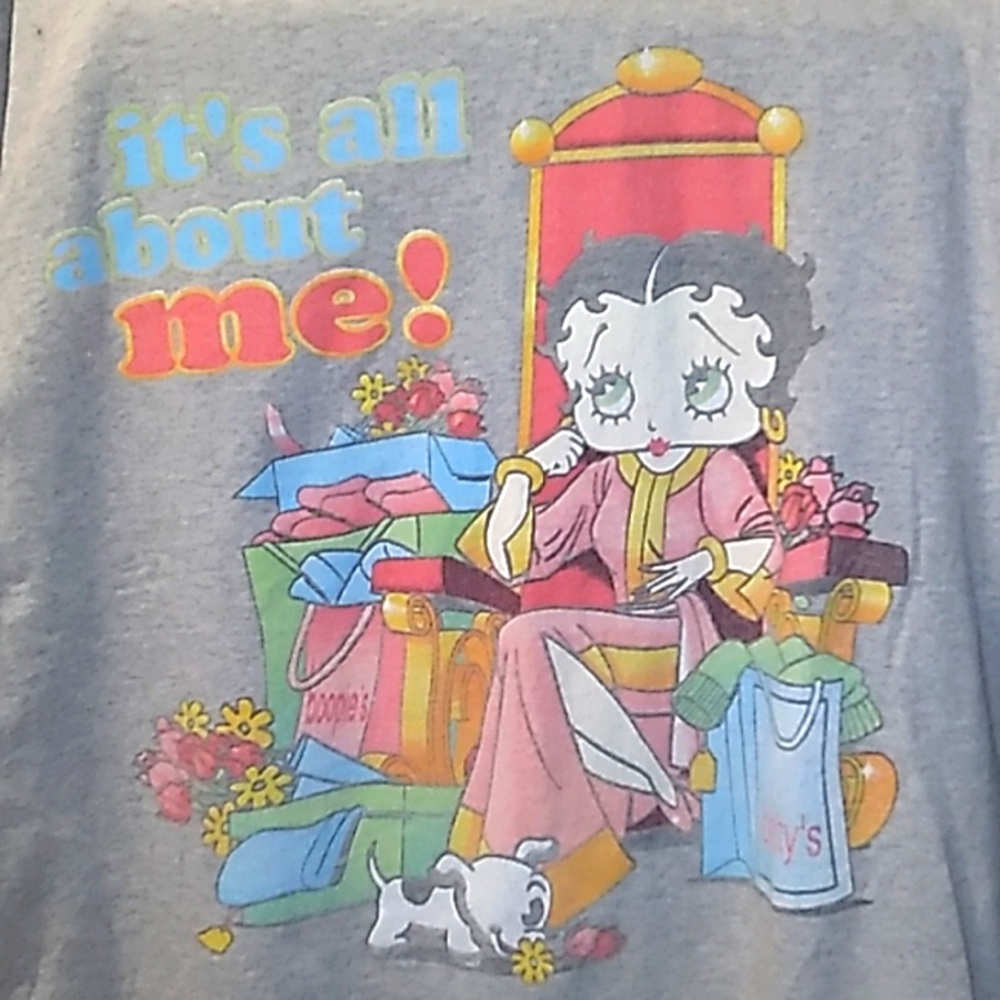Betty Boop Vintage "It's all about me!" T-Shirt ( L/XL see measurements please.)